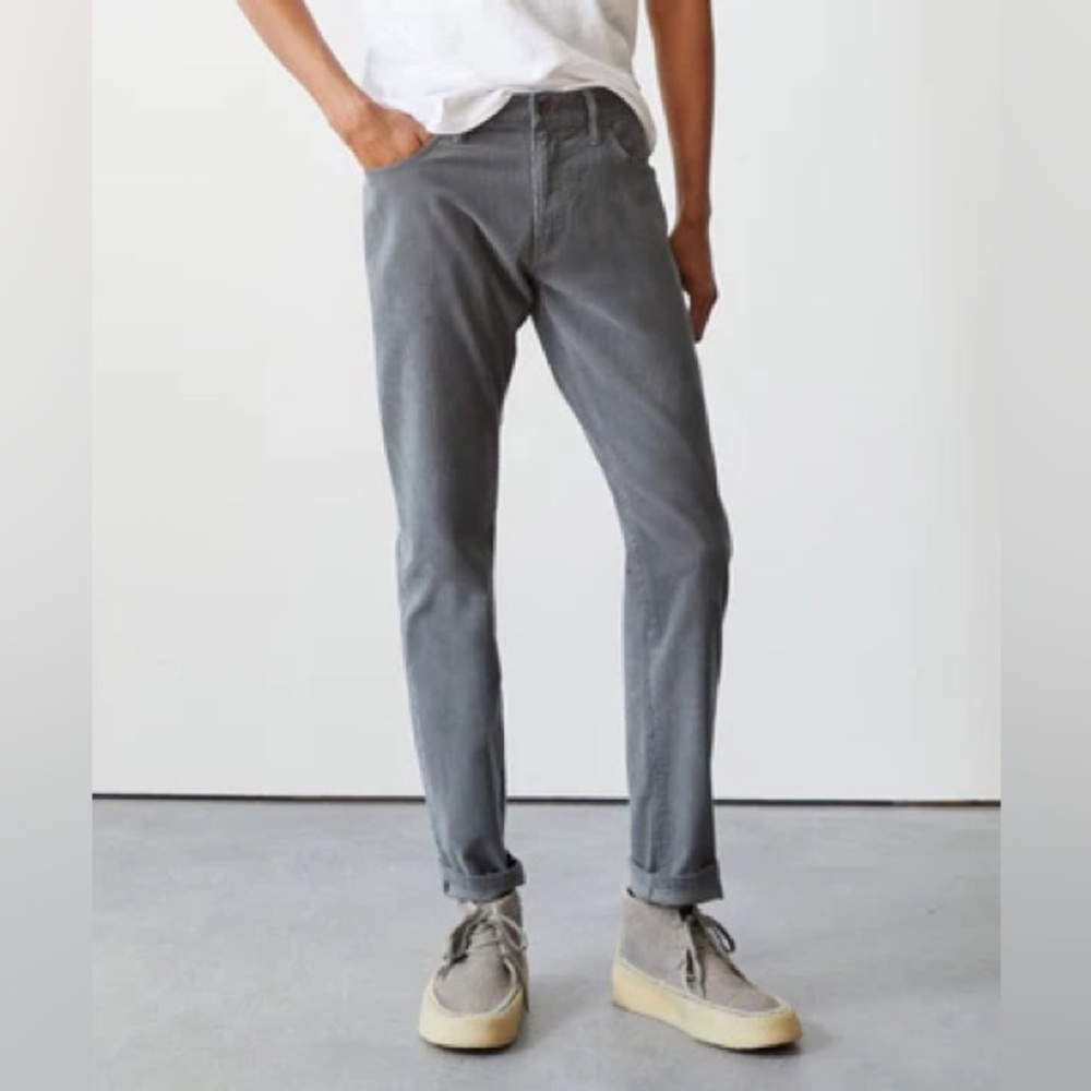 PT05 Swing Superslim Corduroy Pants Grey Sz 36x32 Men’s
